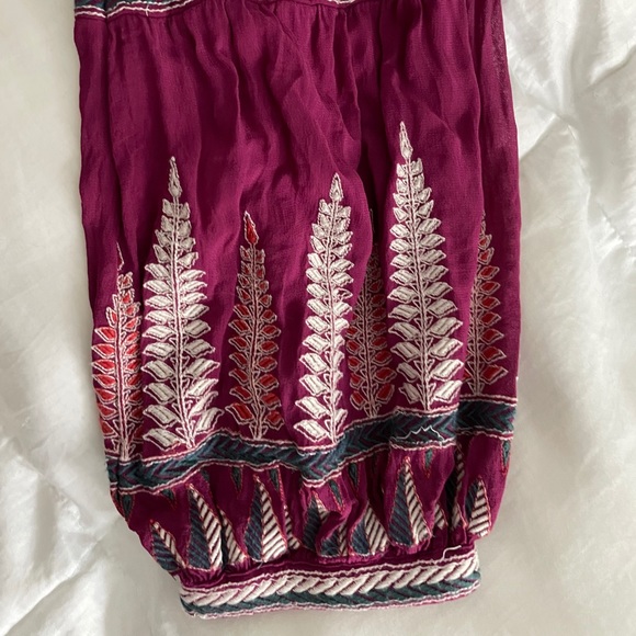 Free People boho bell sleeve blouse - Picture 2 of 8